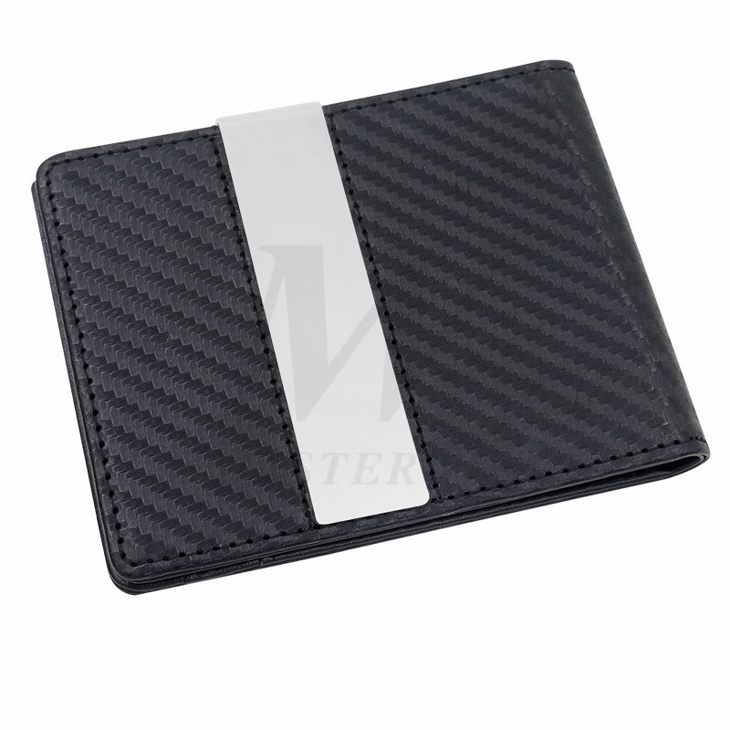 Bolsa de tarjeta de crédito de PU / Metal con dinero Clip_B86398-R1